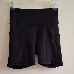 Fabletics Women's Black Bike Shorts